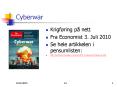 Cyberwar PowerPoint PPT Presentation