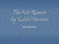 The Kite Runner by Kahled Hosseini PowerPoint PPT Presentation
