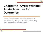 Lecture Materials for the John Wiley