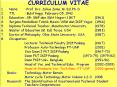 CURRICULUM VITAE PowerPoint PPT Presentation