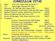 CURRICULUM VITAE