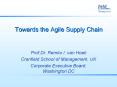 Towards the Agile Supply Chain PowerPoint PPT Presentation