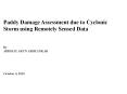 Paddy Damage Assessment due to Cyclonic Storm using Remotely Sensed Data   PowerPoint PPT Presentation