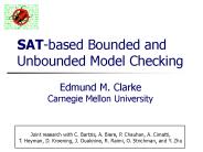 SAT-based Bounded and Unbounded Model Checking