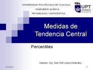 Medidas de Tendencia Central