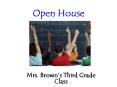 Open House PowerPoint PPT Presentation