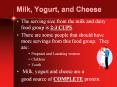 Milk, Yogurt, and Cheese PowerPoint PPT Presentation