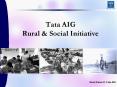 Tata AIG Rural PowerPoint PPT Presentation