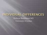 Individual Differences