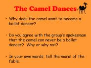 The Camel Dances