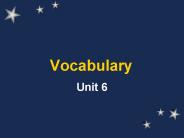 Vocabulary