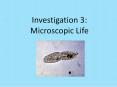 Investigation 3: Microscopic Life PowerPoint PPT Presentation