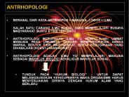 ANTRHOPOLOGI