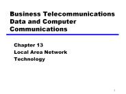 Business Telecommunications Data and Computer Communications