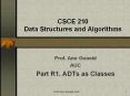 CSCE 210 Data Structures and Algorithms PowerPoint PPT Presentation