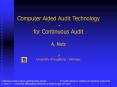 Continuous Audit Analysis and Reporting System 4th world continuous auditing and reporting symposium PowerPoint PPT Presentation