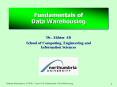Fundamentals of Data Warehousing PowerPoint PPT Presentation