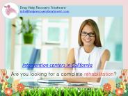 Drug Help Recovery Treatment | intervention centers in California