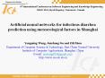 Artificial neural networks for infectious diarrhea prediction using meteorological factors in Shanghai PowerPoint PPT Presentation