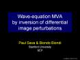 Wave-equation MVA by inversion of differential image perturbations PowerPoint PPT Presentation