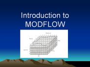 Introduction to MODFLOW
