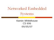 Networked Embedded Systems