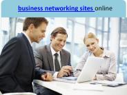 business networking sites online