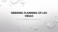 wedding planning of Las Vegas PowerPoint PPT Presentation