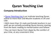 Quran Teaching Live