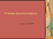 Process Synchronization