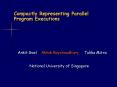 Compactly Representing Parallel Program Executions PowerPoint PPT Presentation