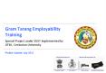 Gram Tarang Employability Training Special Project under SGSY Implemented by JITM , Centurion University PowerPoint PPT Presentation