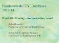 Fundamentals/ICY: Databases 2013/14 Week 10  PowerPoint PPT Presentation