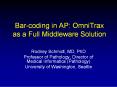 Bar-coding in AP: OmniTrax as a Full Middleware Solution PowerPoint PPT Presentation