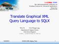 Translate Graphical XML Query Language to SQLX PowerPoint PPT Presentation