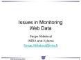 Issues in Monitoring Web Data PowerPoint PPT Presentation