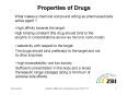 Properties of Drugs PowerPoint PPT Presentation