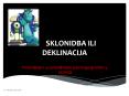 SKLONIDBA ILI DEKLINACIJA PowerPoint PPT Presentation