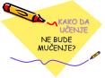 KAKO DA UCENJE PowerPoint PPT Presentation