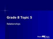 Grade 8 Topic 5