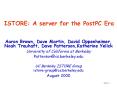 ISTORE: A server for the PostPC Era PowerPoint PPT Presentation
