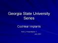 Georgia State University Series PowerPoint PPT Presentation