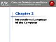 Instructions: Language of the Computer PowerPoint PPT Presentation