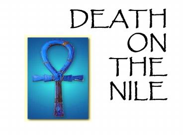 DEATH ON THE NILE