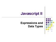 Javascript II