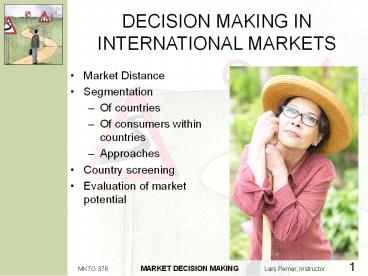 DECISION MAKING IN INTERNATIONAL MARKETS