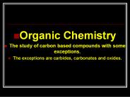 Organic Chemistry