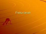 Fisika tanah