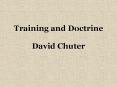 Training and Doctrine PowerPoint PPT Presentation