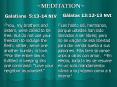 Galatians 5:13-14 NIV PowerPoint PPT Presentation